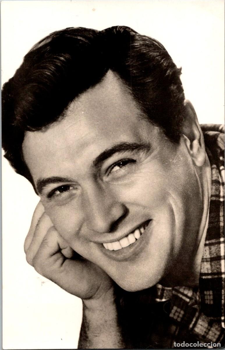 Cine: Rock Hudson - Ed. Sobe - 133x86mm - Gran Sonrisa - Camisa a Cuadros