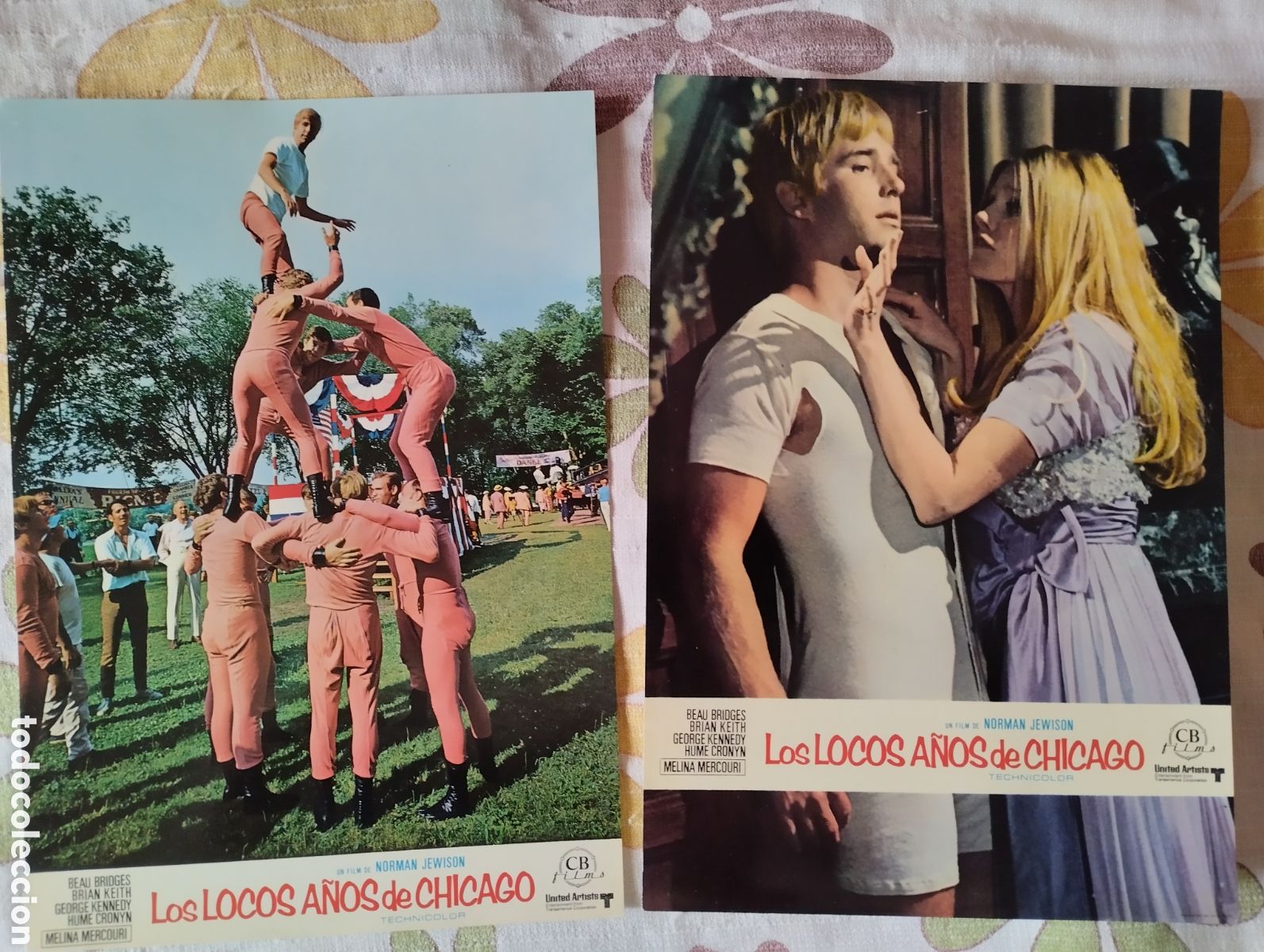 Cine: 12 FOTOCROMOS - LO S LOCOS A&Ntilde;OS DE CHICAGO - SET COMPLETO