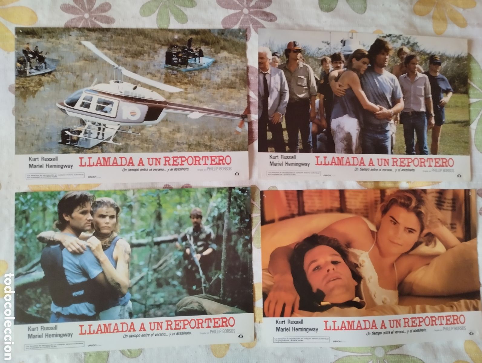 Cine: 12 FOTOCROMOS - LLAMADA A UN REPARTERO - SET COMPLETO