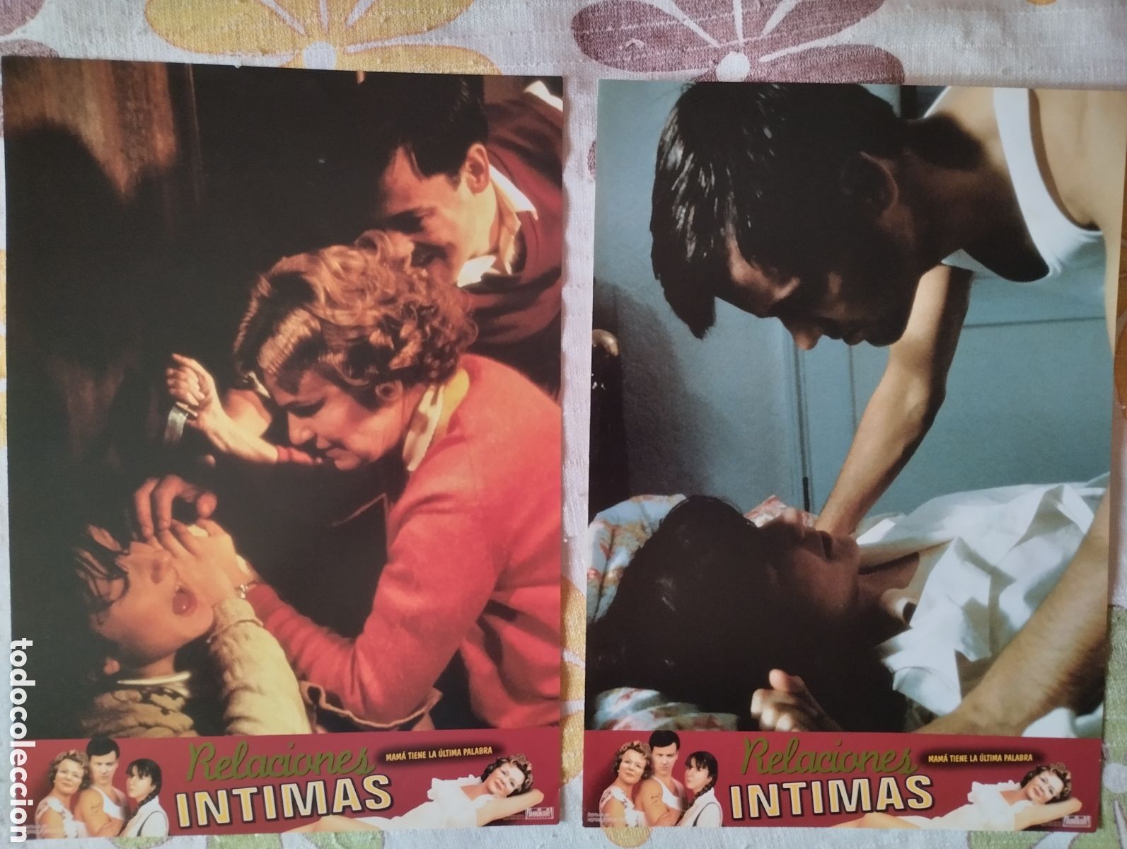 Cine: 12 FOTOCROMOS - RELACIONES INTIMAS - SET COMPLETO