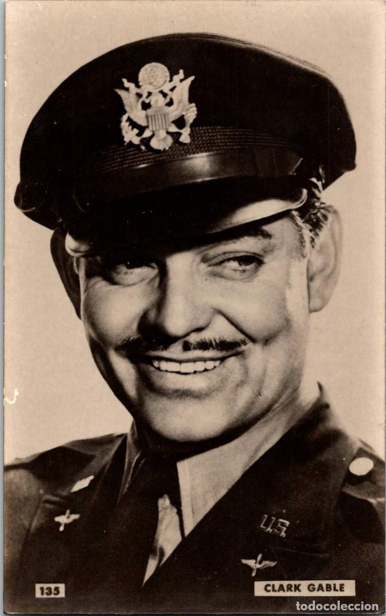 Cine: Clark Gable - n&ordm; 139 - Sin m&aacute;s datos - 140x87mm - Aviador - Uniforme de United States Air Force