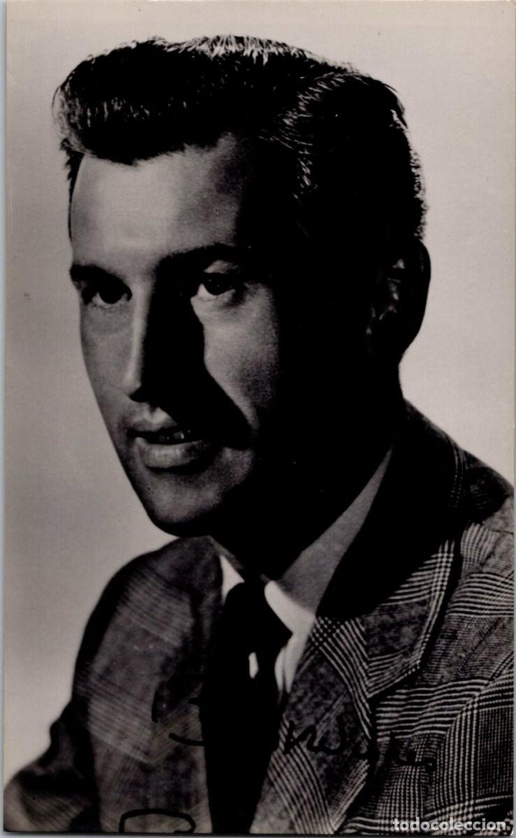 Cine: Stewart Granger - Scaramouche - Sin m&aacute;s datos - 137x84mm - Dedicatoria (parcial) impresa