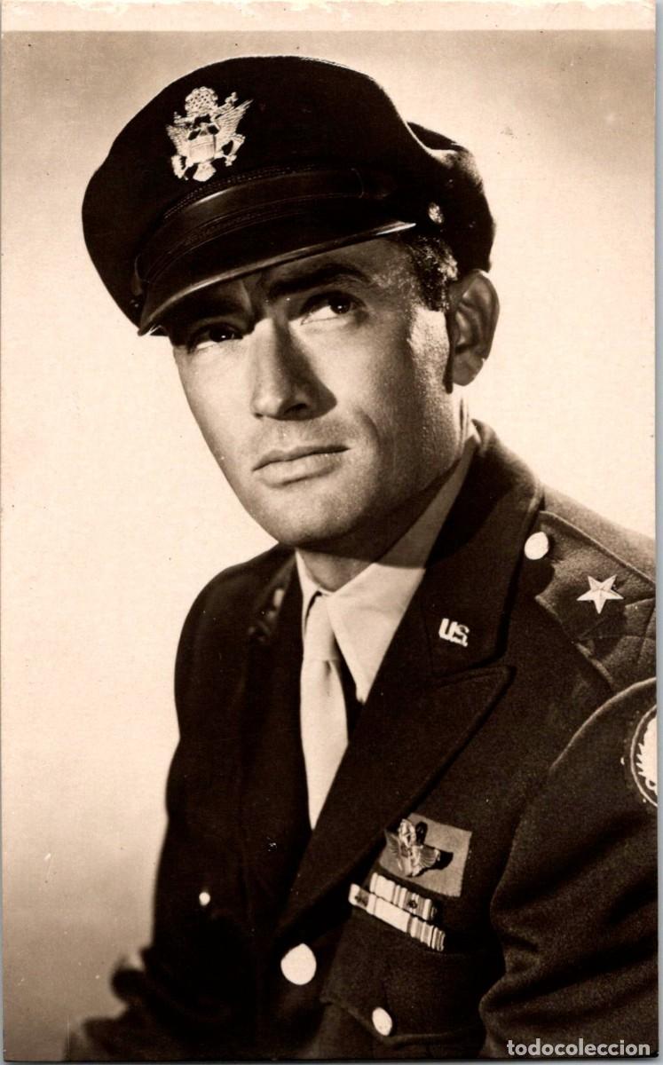 Cine: Gregory Peck - 20th Century Fox - n&ordm; 1189 - 137x85mm - Aviador -Uniforme de United States Air Force