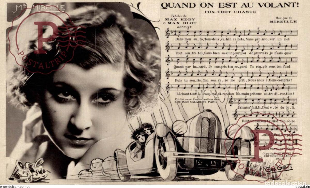Cine: Mlle MIRELLE. QUAND ON ESTA AU VOLANT!