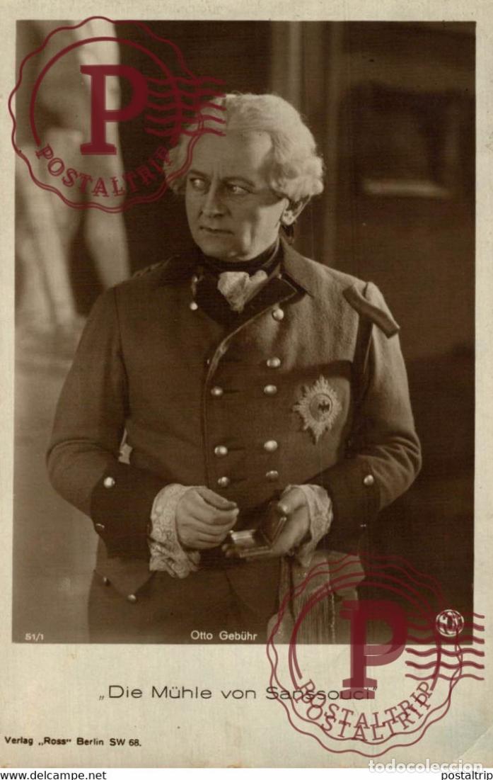 Cine: OTTO GEB&Uuml;HR Die M&uuml;hle von Sanssouci STARS ACTORS ACTRESSES ACTEURS ACTRICES