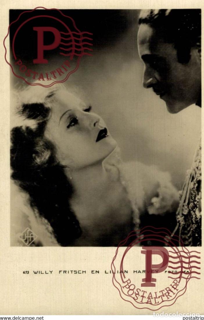 Cinema: WILLY FRITSHC en LILIAN HARVEY Foto Ufa STARS ACTORS ACTRESSES ACTEURS ACTRICES