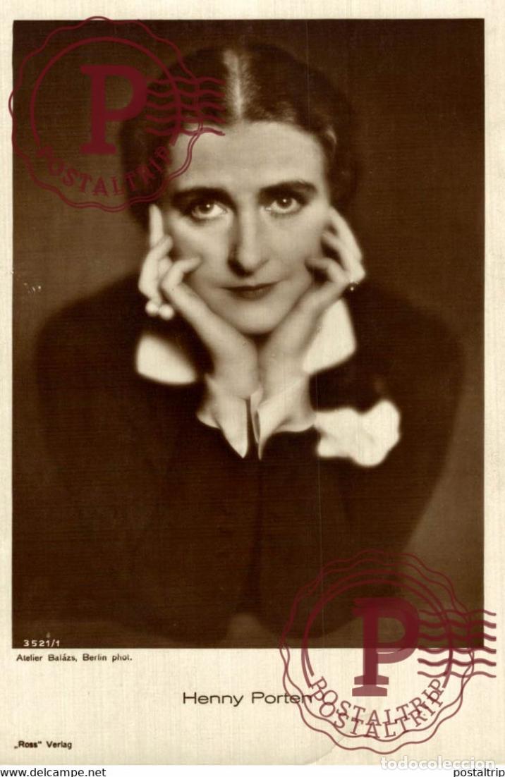 Cin&eacute;ma: HENNY PORTEN Atelier B&aacute;zals Berlin Phot STARS ACTORS ACTRESSES ACTEURS ACTRICES