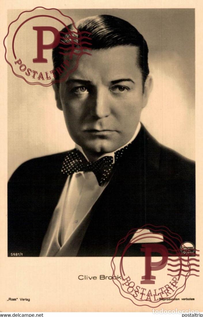 Cine: CLIVE BROOK Paramount Studios STARS ACTORS ACTRESSES ACTEURS ACTRICES