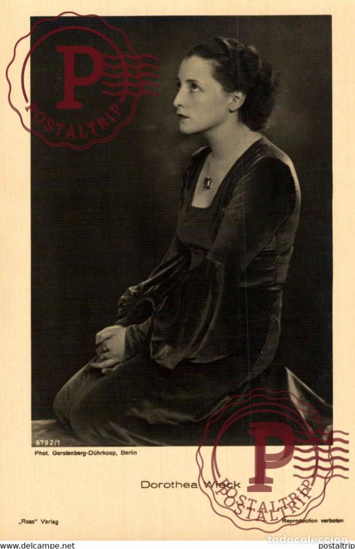 Cine: DOROTHEA WIECK Phot Gerstenberg D&uuml;hrkoop Berlin STARS ACTORS ACTRESSES ACTEURS ACTRICES