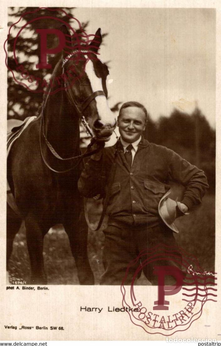 Cine: HARRY LIEDTKE Photo A Binder Berlin Horse Cheval STARS ACTORS ACTRESSES ACTEURS ACTRICES