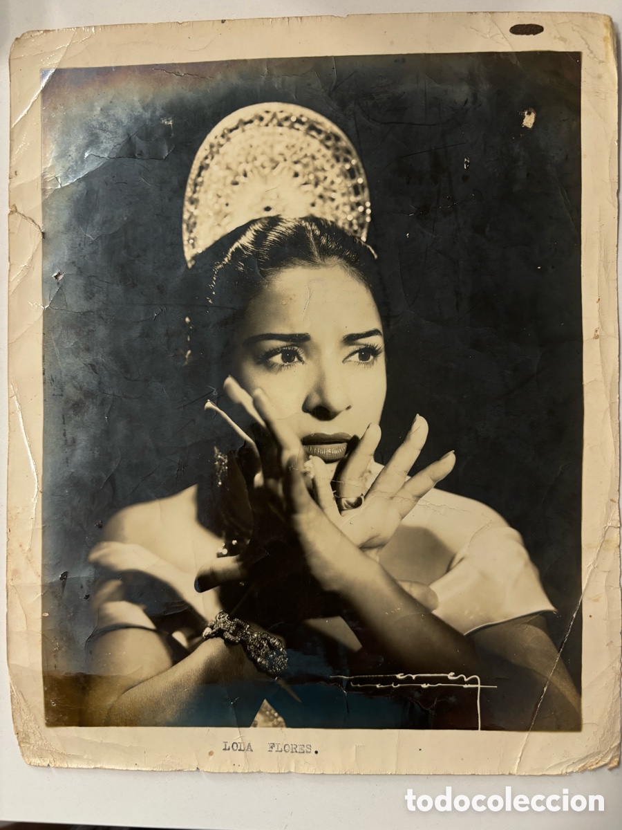 Cine: Foto original de Lola Flores Narcy studios La Habana Cuba M