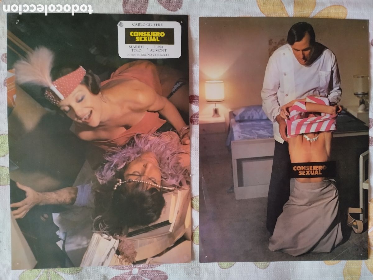 Cine: 12 FOTOCROMOS - CONSEJERO SEXUAL - SET COMPLETO