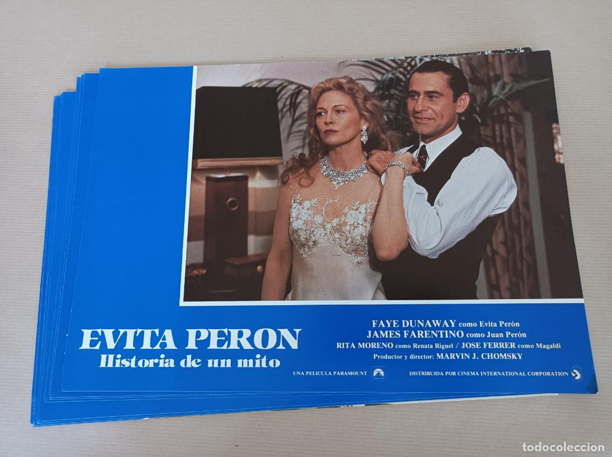 Cine: 12 FOTOCROMOS PEL&Iacute;CULA EVITA JUEGO COMPLETO