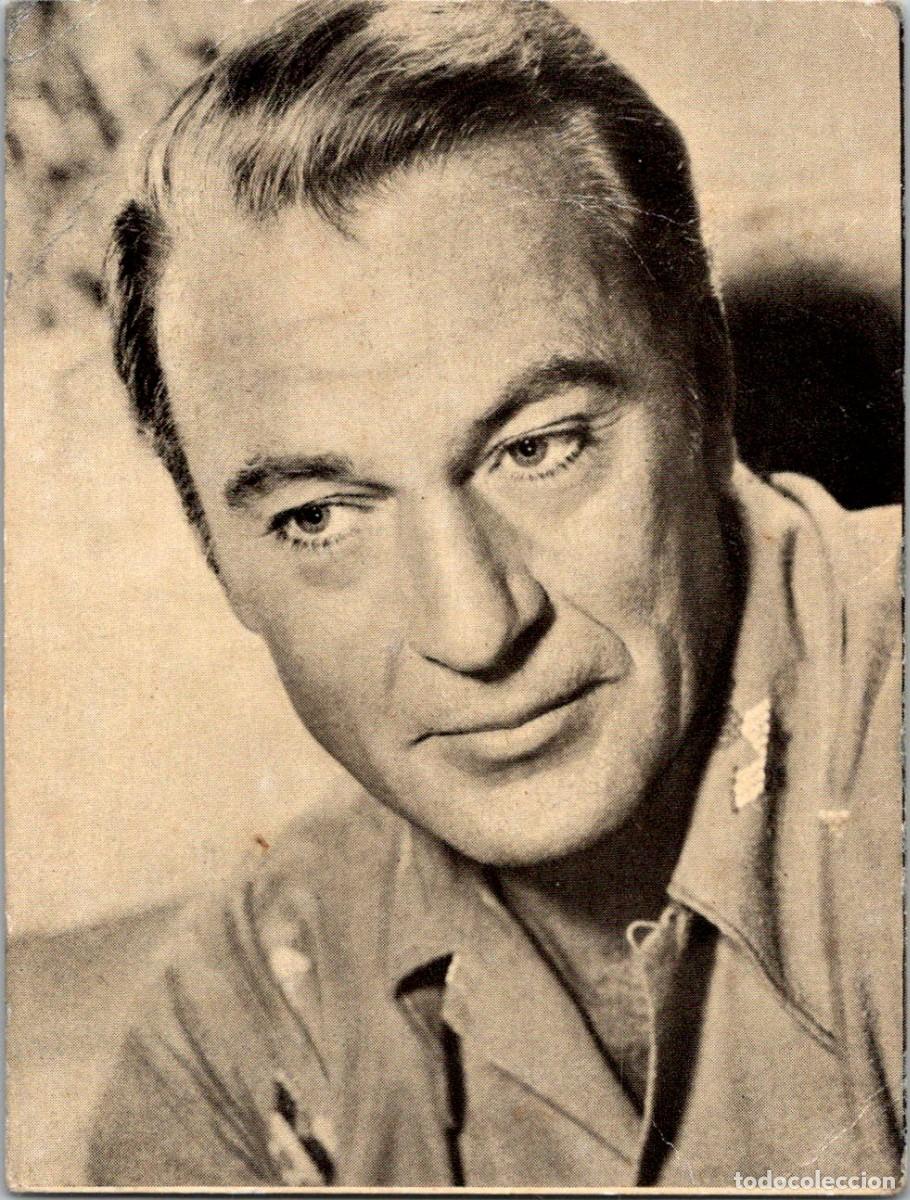 Cine: Gary Cooper - Tarjetas Florita n&ordm; 29 - Obsequio Revista Florita - OJO Tama&ntilde;o!!! - 109x83mm