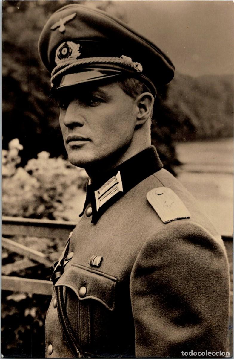 Cine: Marlon Brando - El baile de los malditos - 20th Century Fox 1960 - n&ordm; 6748 - Uniforme Luftwaffe