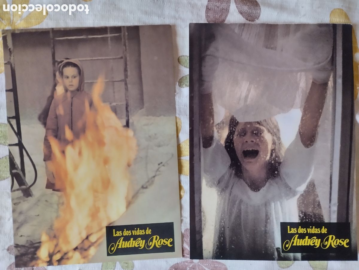 Cine: 12 FOTOCROMOS - LAS DOS VIDAS DE AUDREY ROSE - SET COMPLETO