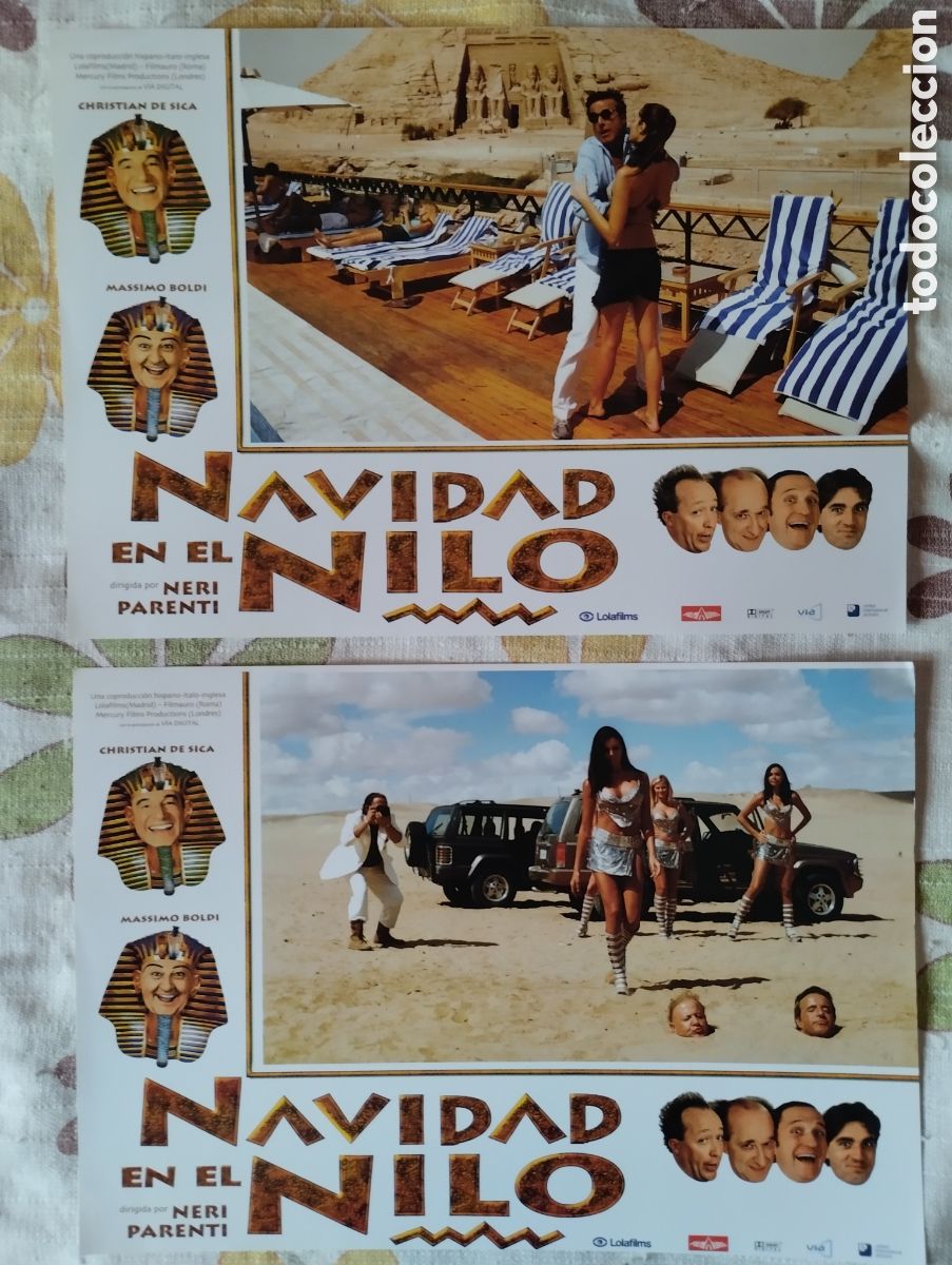 Cine: 6 FOTOCROMOS - NAVIDAD EN EL NILO - SET COMPLETO