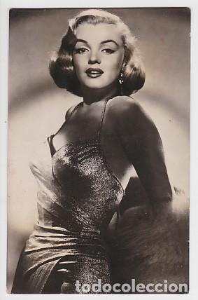 Cine: MARILYN MONROE (postal original de los a&ntilde;os 50 o 60)