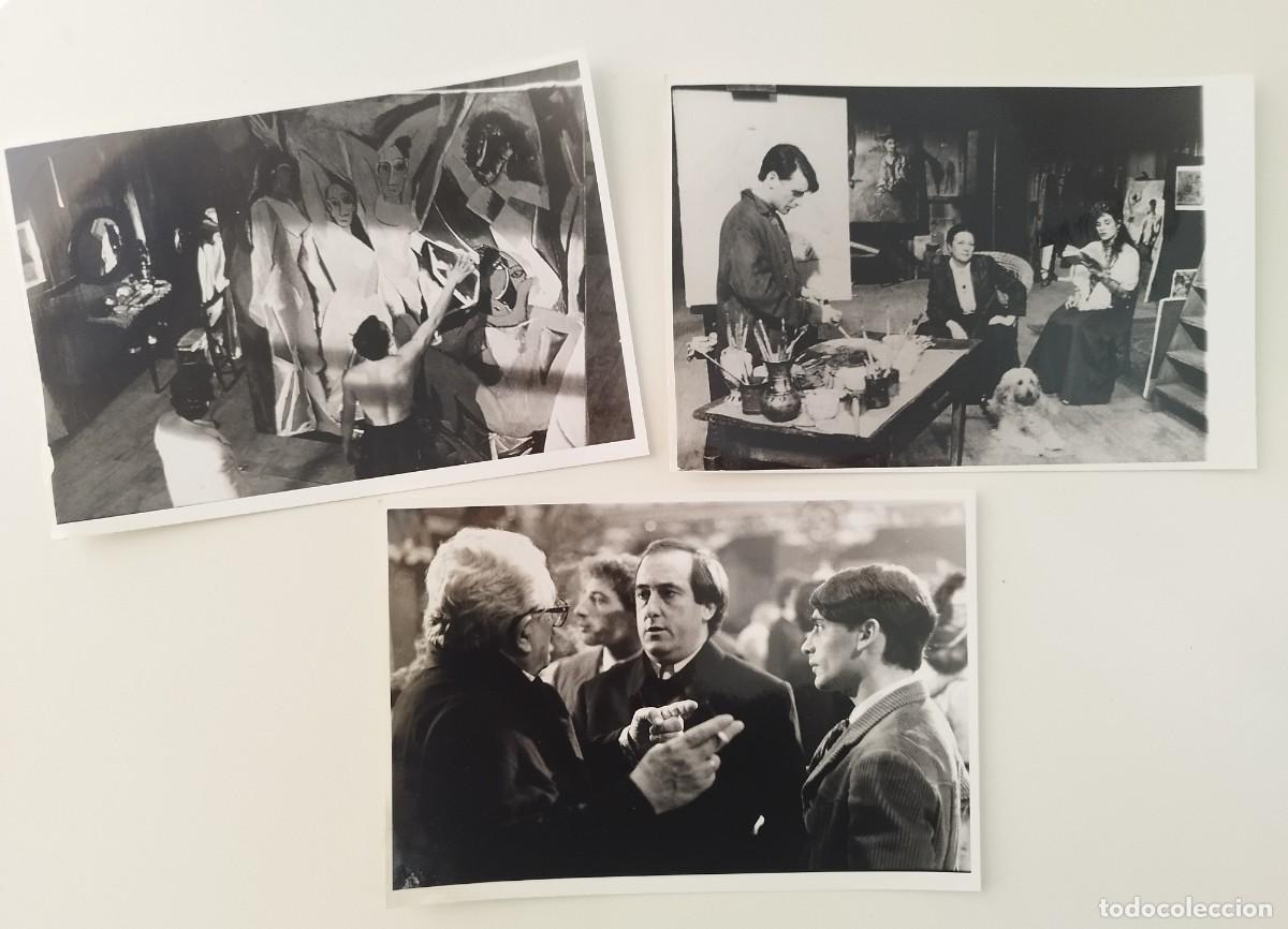 Cine: Lote 3 Fotograf&iacute;as Originales de Previsi&oacute;n/Premsa TV3 - El Joven Picasso (1993) Juan Antonio Bardem