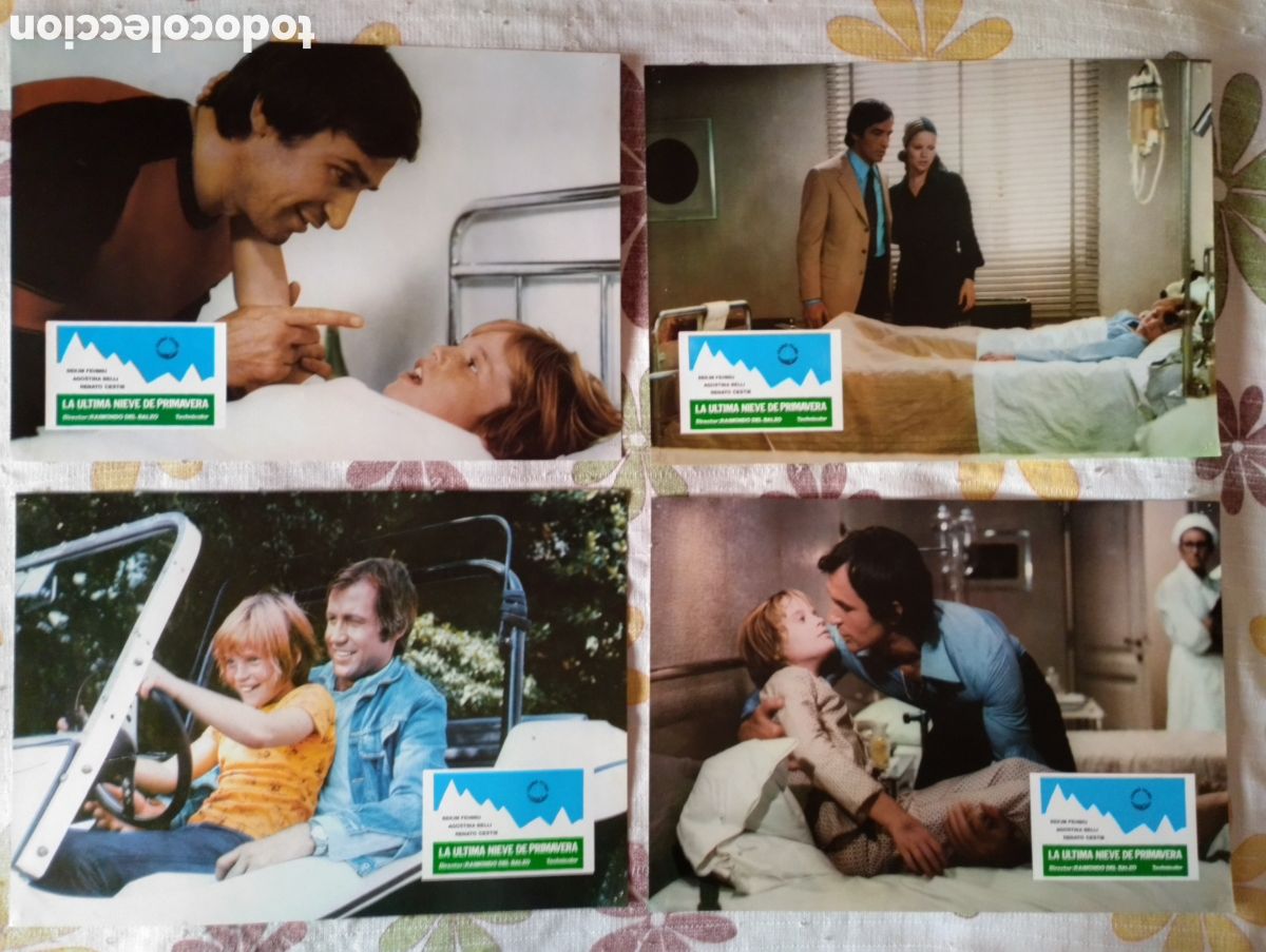 Cine: 12 FOTOCROMOS - LA &Uacute;LTIMA NIEVE DE PRIMAVERA - SET COMPLETO