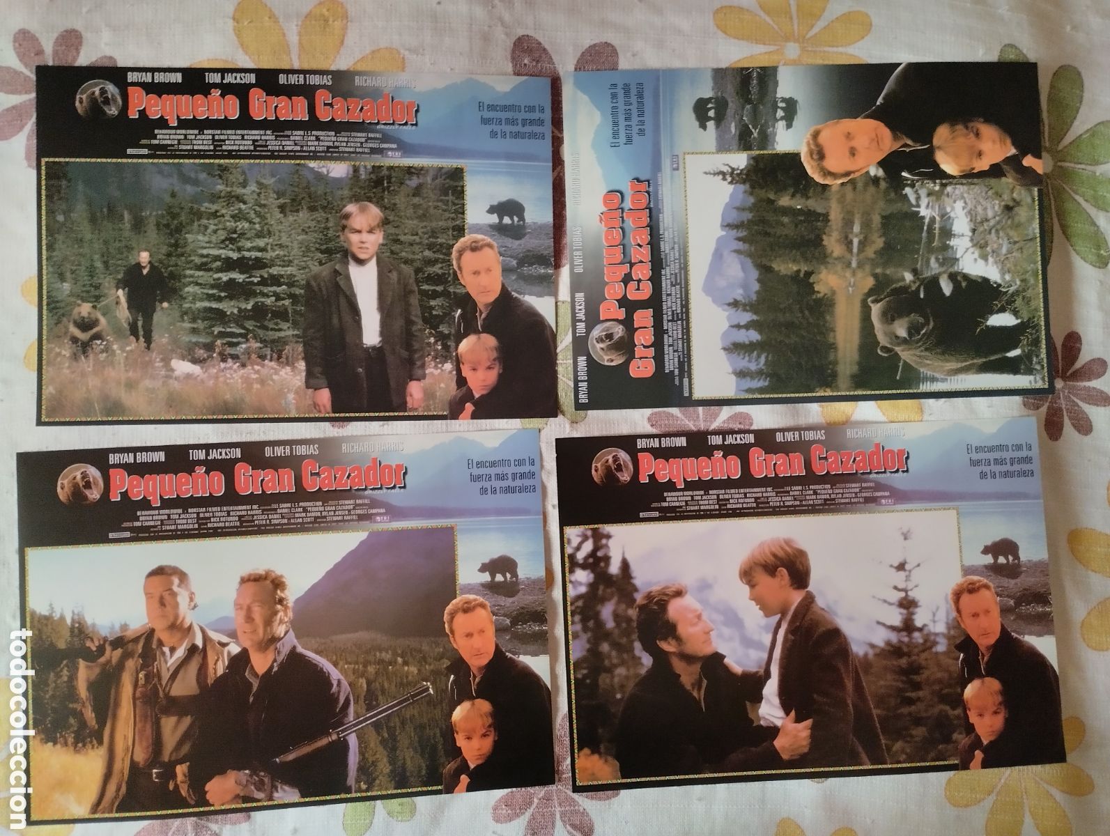 Cine: 12 FOTOCROMOS - PEQUE&Ntilde;O GRAN CAZADOR - SET COMPLETO