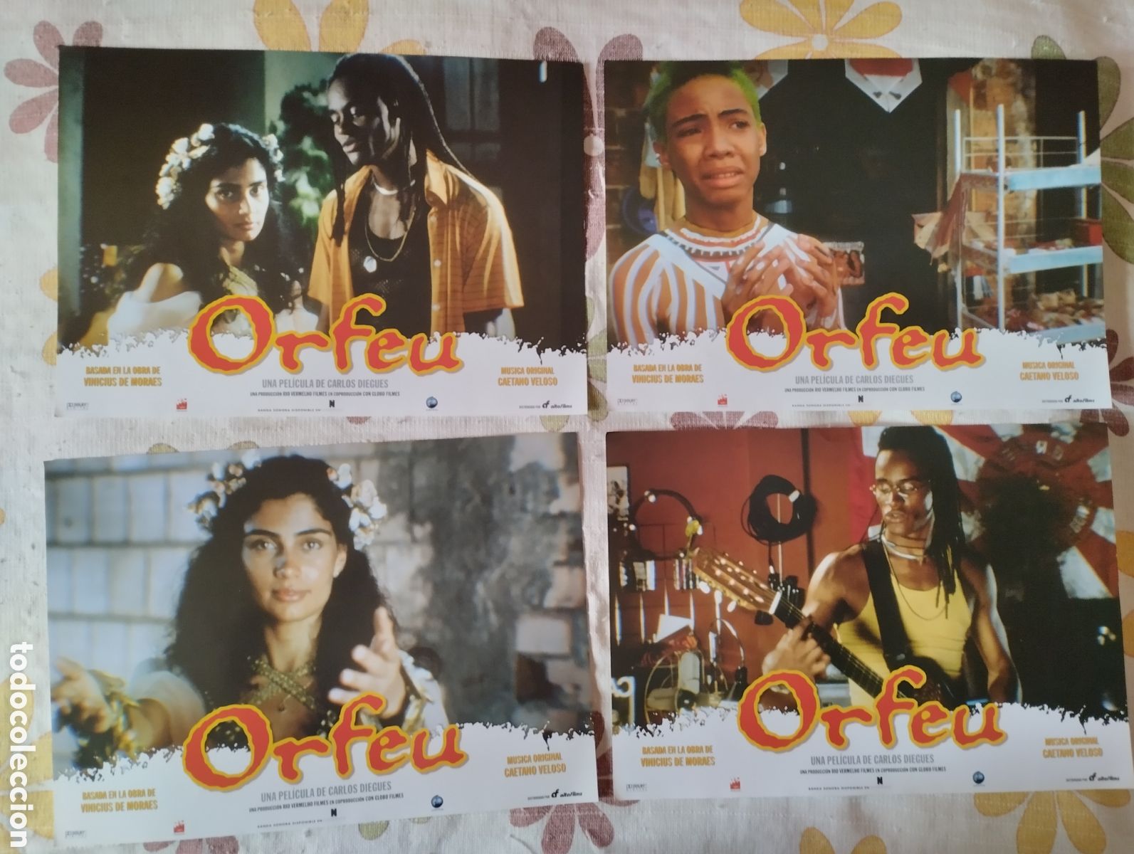 Cine: 12 FOTOCROMOS - ORFEU - SET COMPLETO