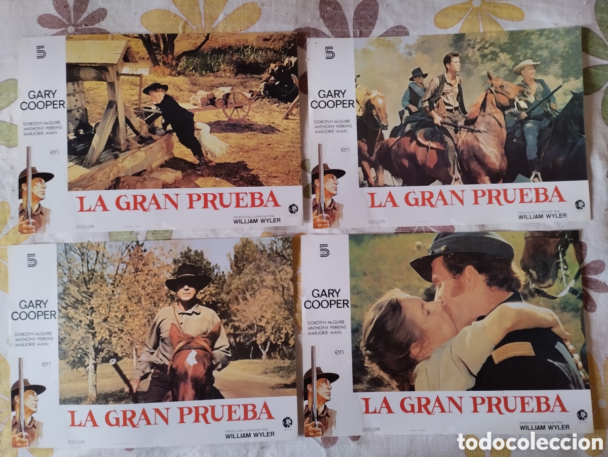 Cine: 11 FOTOCROMOS - LA GRAN PRUEBA - GARY COOPER