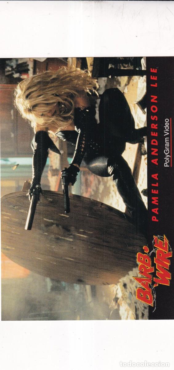Cine: POSTAL POST CARD BARB WIRE PEL&Iacute;CULA FILM PAMELA ANDERSON LEE POLYGRAM VIDEO ACTRIZ ACTRESS CINE