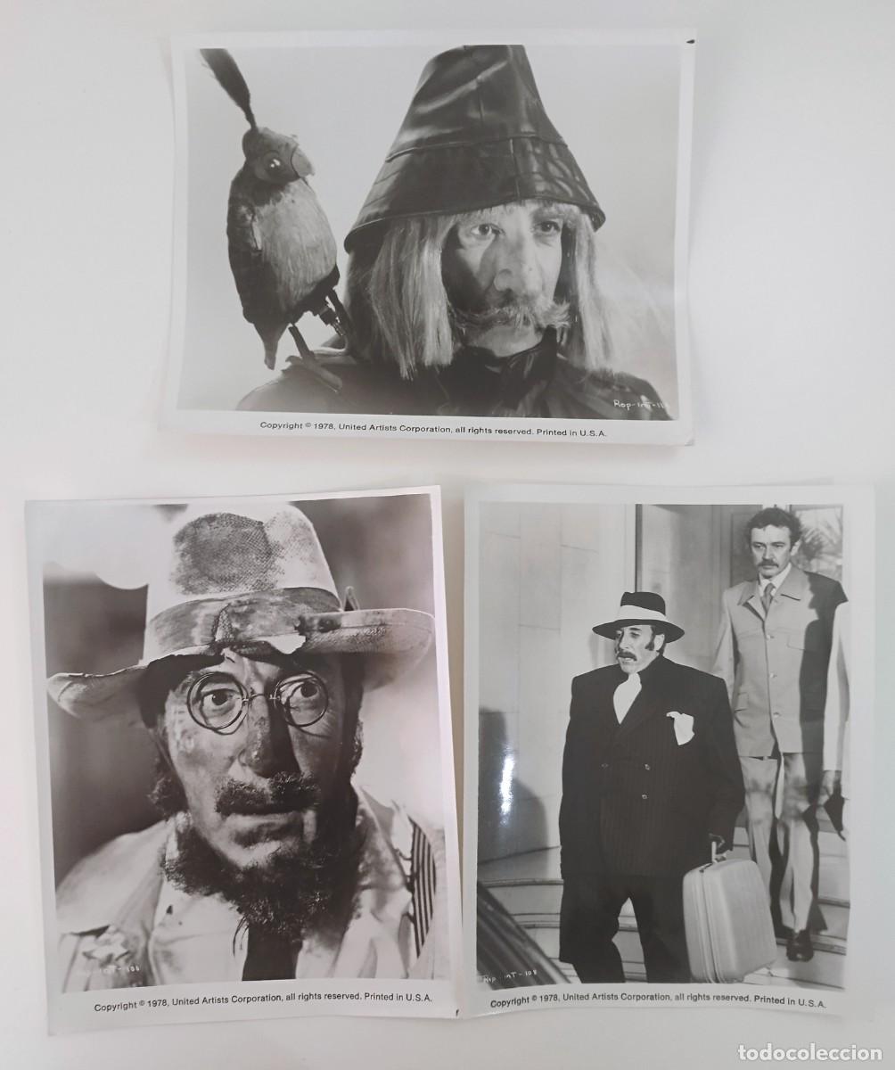 Cine: Lote 3 Fotograf&iacute;as Originales Gran Tama&ntilde;o: LA VENGANZA DE LA PANTERA ROSA (1978) - Peter Sellers