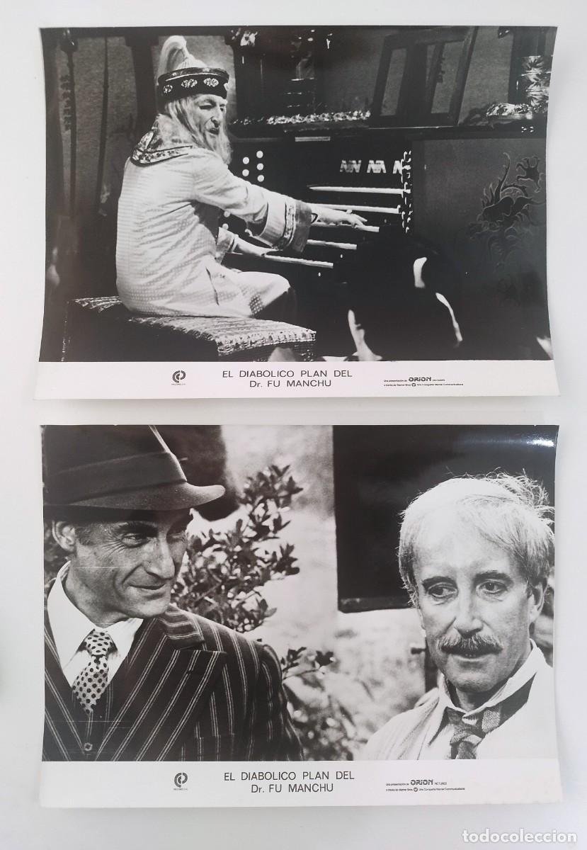 Cinema: EL DIAB&Oacute;LICO PLAN DEL DR. FU MANCH&Uacute; (1980) Lote 2 Fotograf&iacute;as Originales Gran Tama&ntilde;o - Peter Sellers