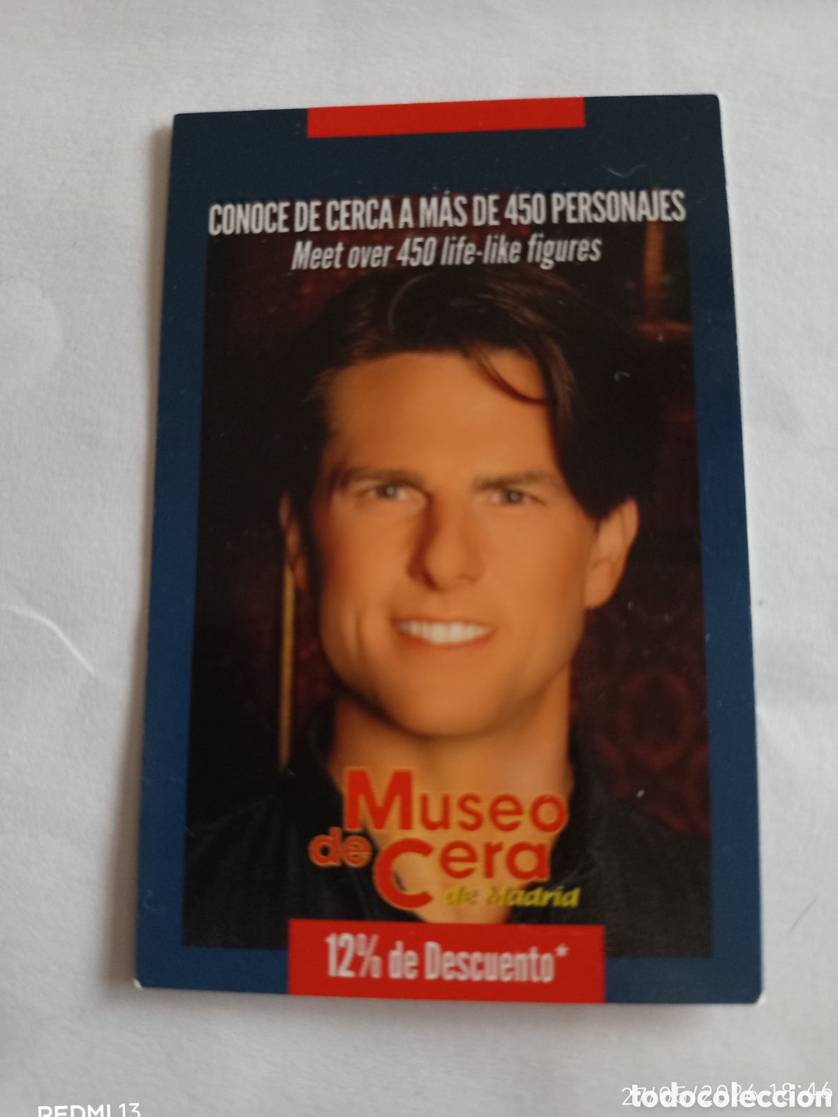 Cine: Tom Cruisse. Tarjeta Museo de Cer&aacute;mica de Madrid