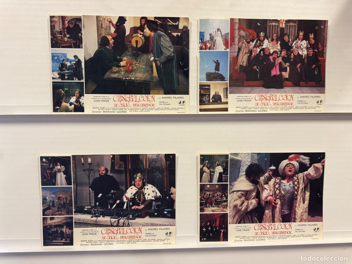 Cine: Cristobal Colon de oficio descubridor, Andres Pajares, Fiorella Faltoyano, 4 FOTOCROMOS