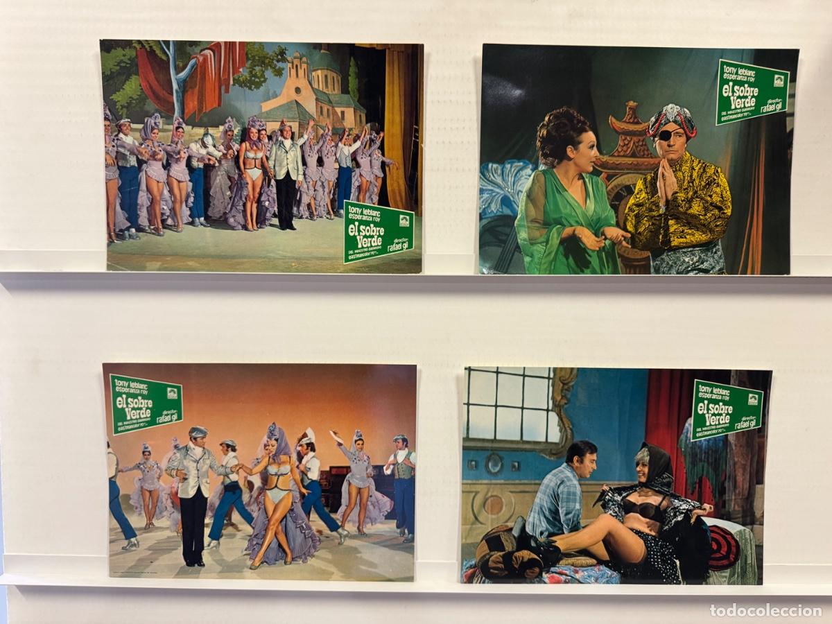 Cine: El sobre verde, Tony Leblanc, Esperanza Roy, 4 FOTOCROMOS