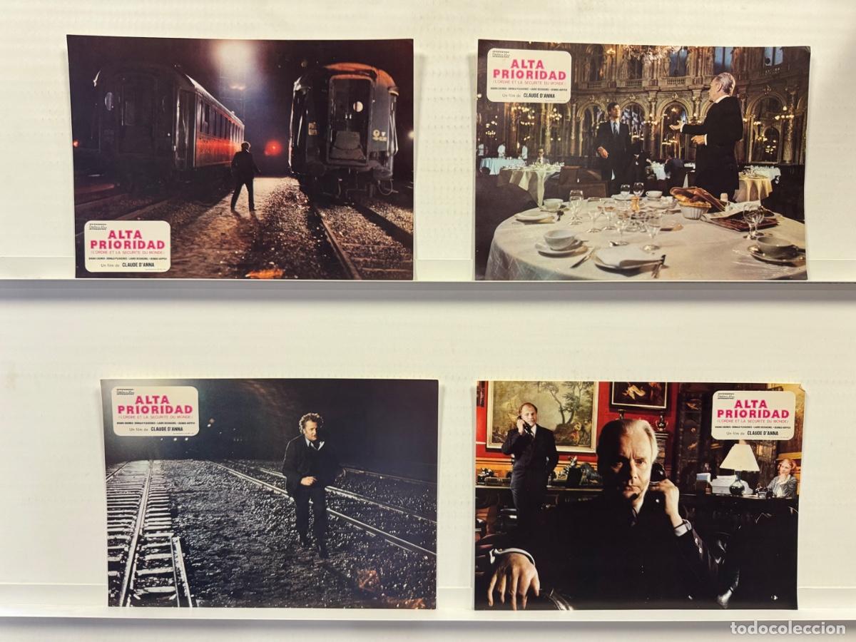 Cine: Alta prioridad, Bruno Cremer, Dennis Hopper, 4 FOTOCROMOS
