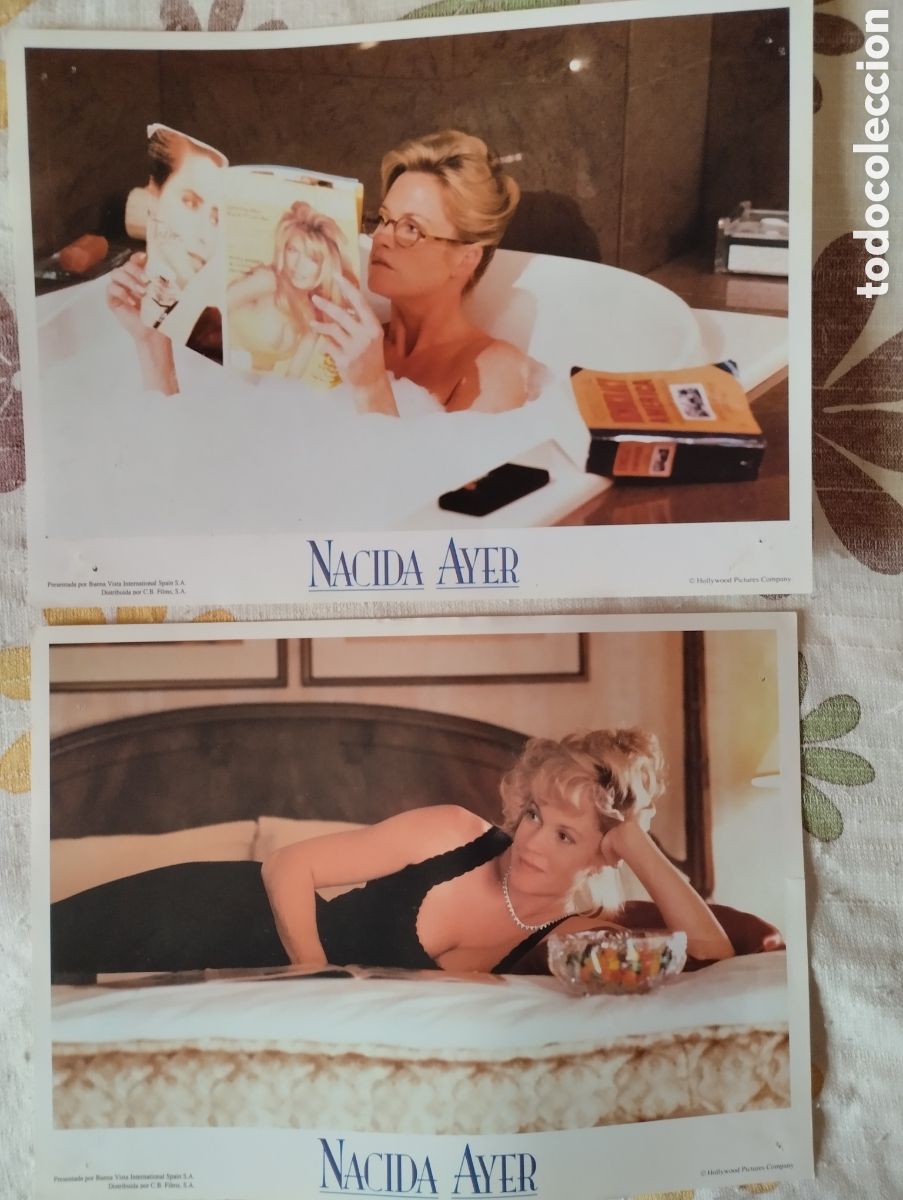 Cine: 10 FOTOCROMOS - NACIDA AYER - MELANIE GRIFFITH