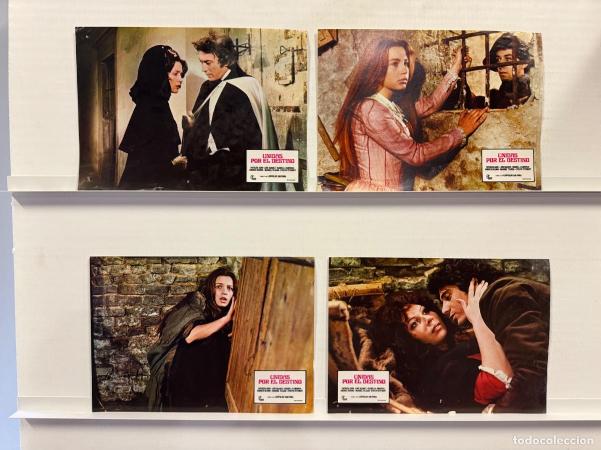 Cine: Unidas por el destino, Patrizia Gori, Luis Suarez, 4 FOTOCROMOS