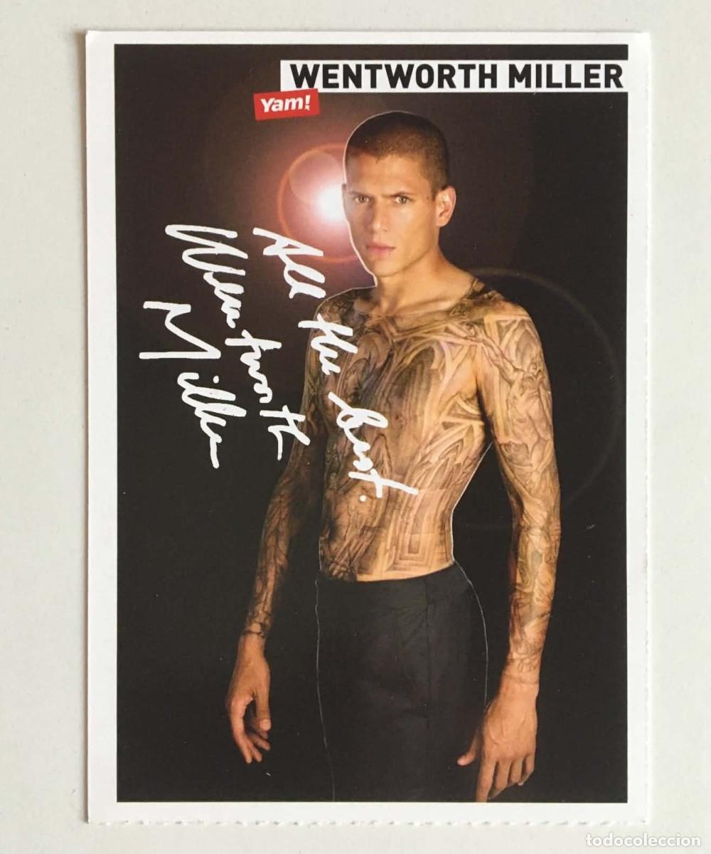 Cine: Wentworth Miller Prison Break / Mark Medlock Collectible Card Yam Magazine Germany 2007 Movie TV