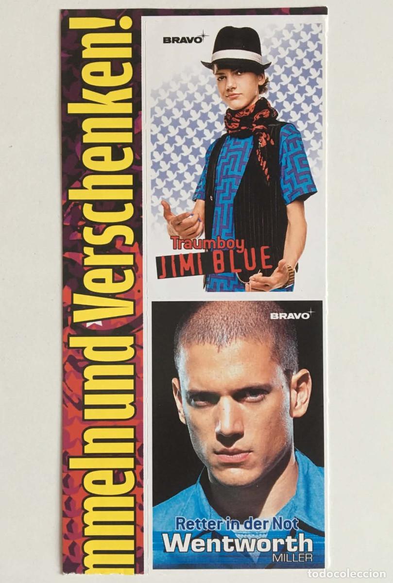 Cine: Wentworth Miller Prison Break / Jimi Blue Collectible Card Bravo Germany c. 2007 Movie TV Series