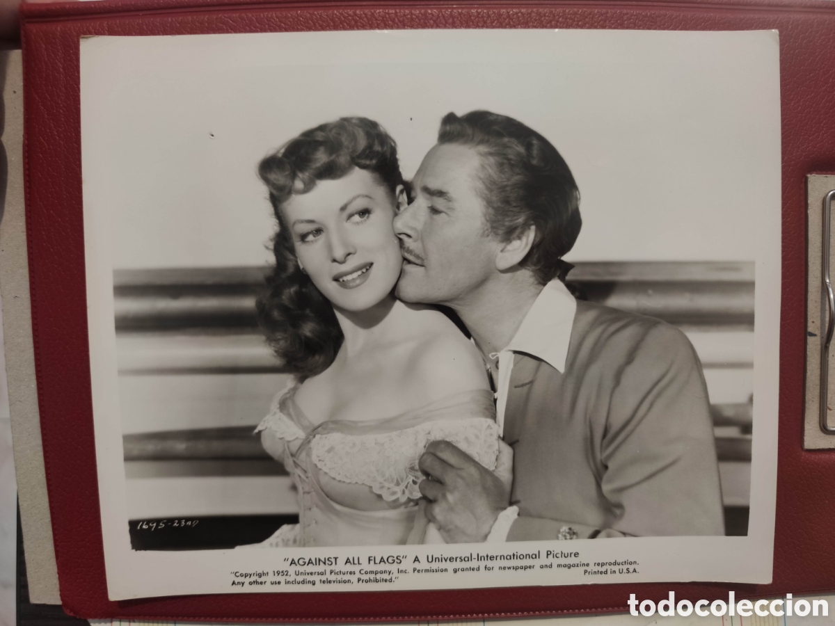 Cinema: Foto - Against All Flags - La isla de los corsarios - Maureen O'Hara - Original de distribuidora -