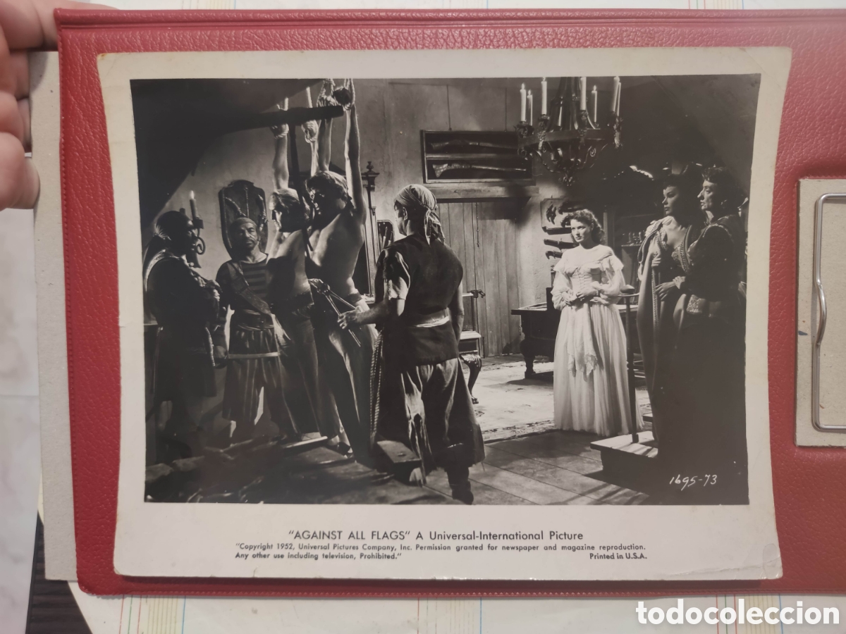Cinema: Foto - Against All Flags - La isla de los corsarios - Maureen O'Hara - Original de distribuidora -