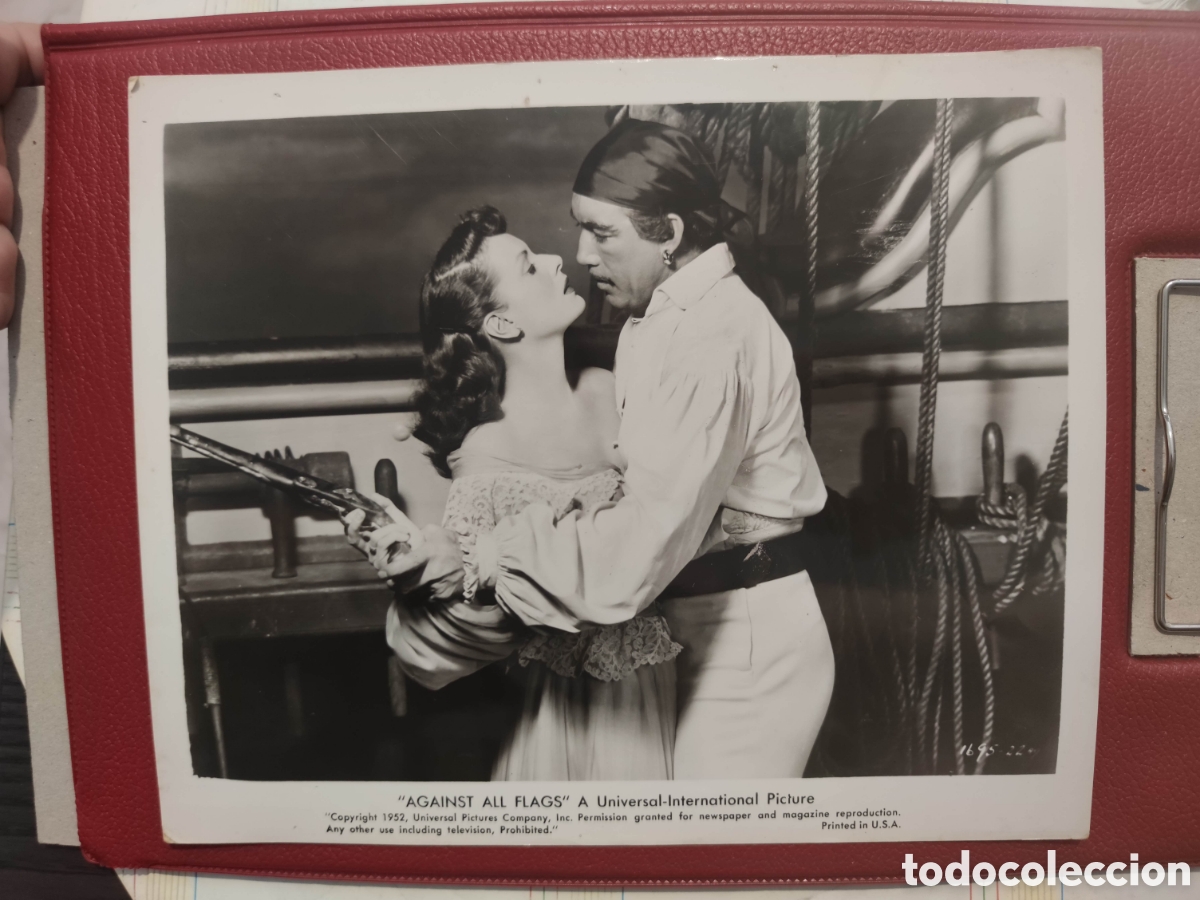 Cinema: Foto - Against All Flags - La isla de los corsarios - Maureen O'Hara - Original de distribuidora -