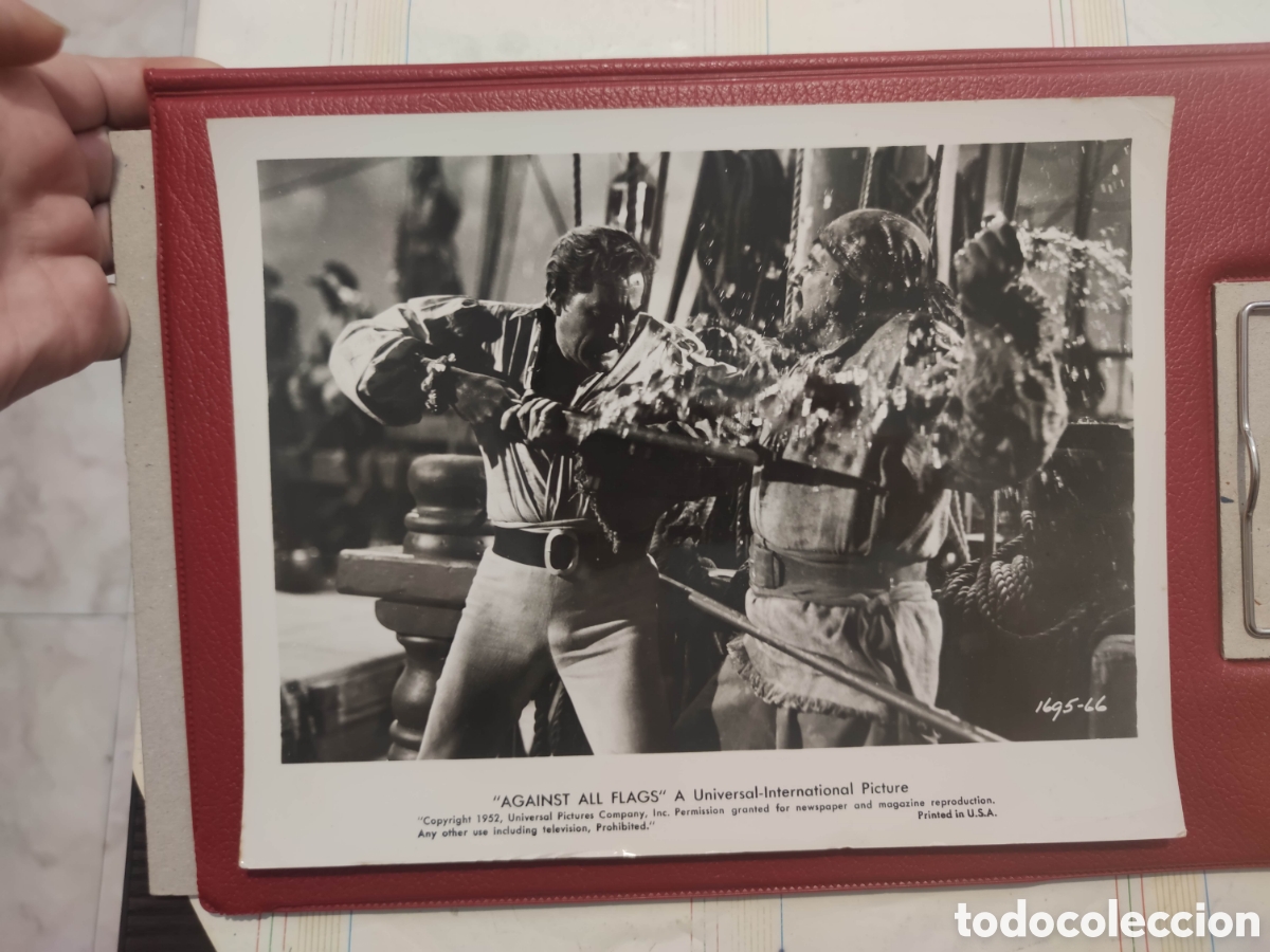 Cinema: Foto - Against All Flags - La isla de los corsarios - Errol Flynn - Original de distribuidora