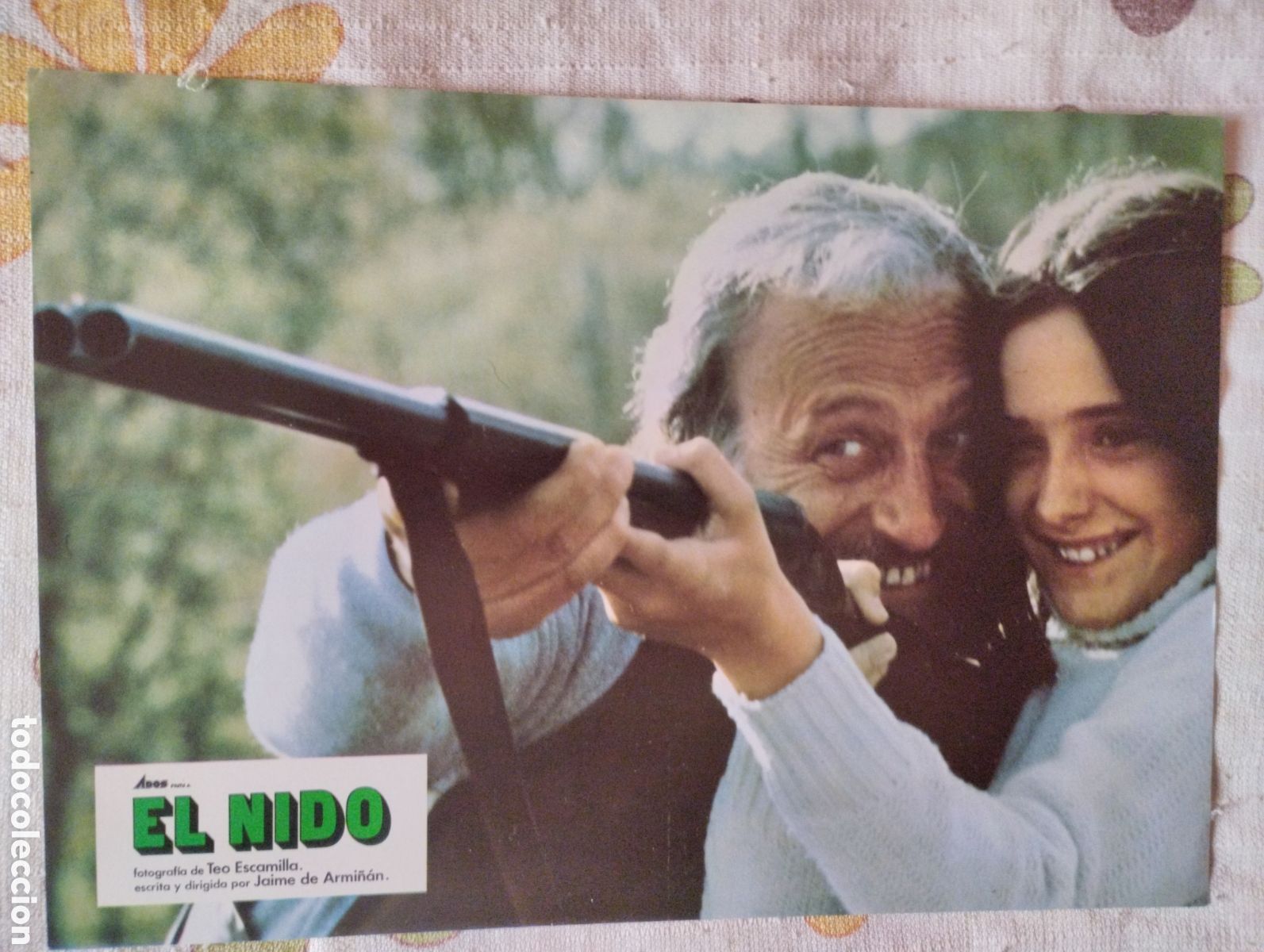 Cine: 11 FOTOCROMOS + GUIA DOBLE - EL NIDO - SET COMPLETO - ANA TORRENT
