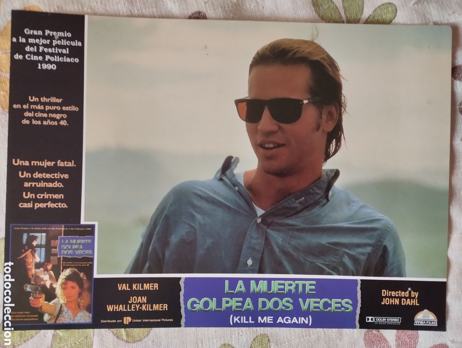 Cine: 11 FOTOCROMOS - LA MUERTE GOLPEA DOS VECES