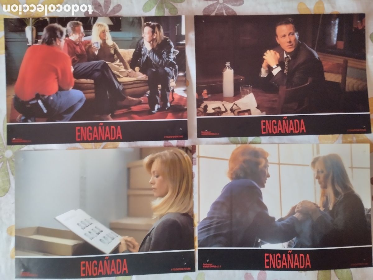 Cine: 12 FOTOCROMOS - ENGA&Ntilde;ADA - SET COMPLETO