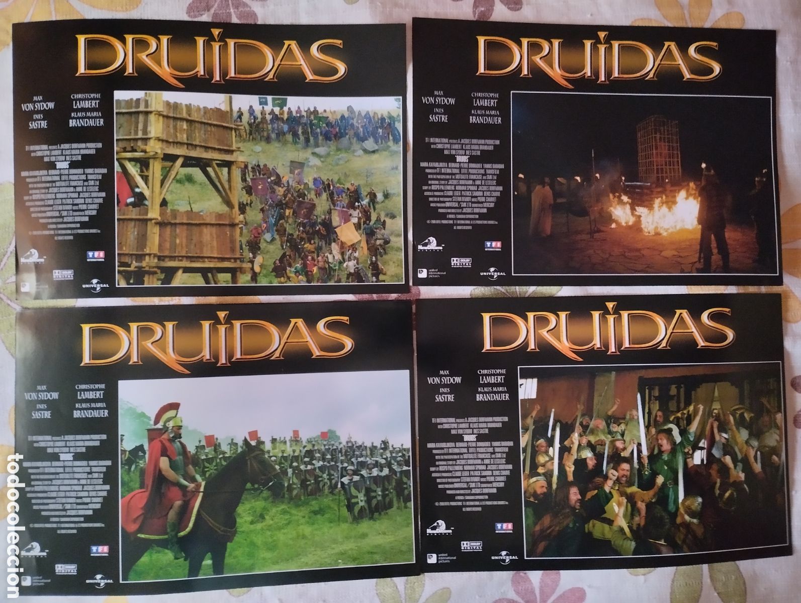 Cine: 12 FOTOCROMOS - DRUIDAS - SET COMPLETO
