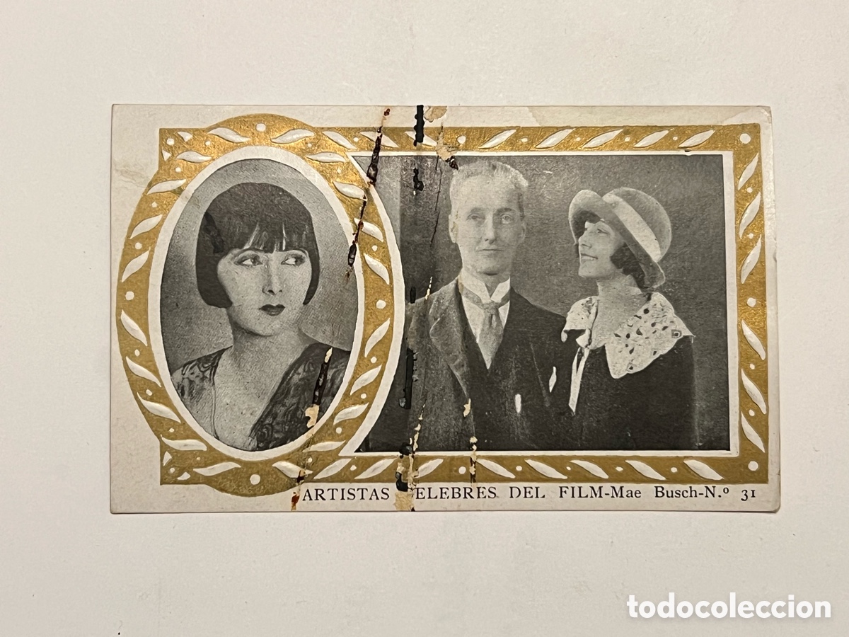 Cinema: ARTISTAS CELEBRES DEL FILM, S/A - No.31, MAE BUSCH.. Chocolates Amatller