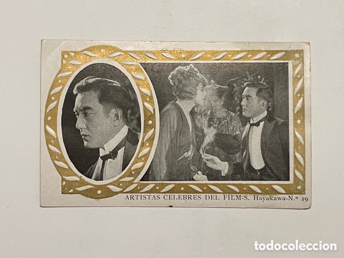 Cinema: ARTISTAS CELEBRES DEL FILM, S/A - No.29, SESSUE HAYAKAWA.. Chocolates Amatller