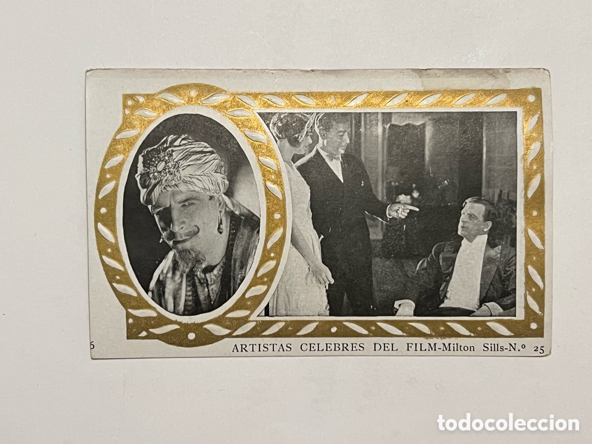 Cinema: ARTISTAS CELEBRES DEL FILM, S/A - No.25, MILTON SILLS.. Chocolates Amatller