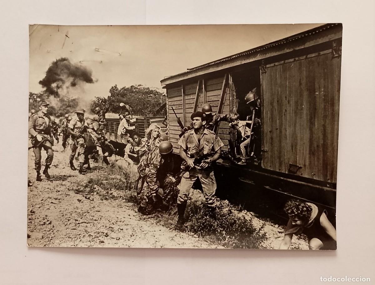 Cine: FOTO DE 13X18 INEDITA DE &Uacute;LTIMO TREN A CATANGA CON JIM BROWN Y ROD TAYLOR